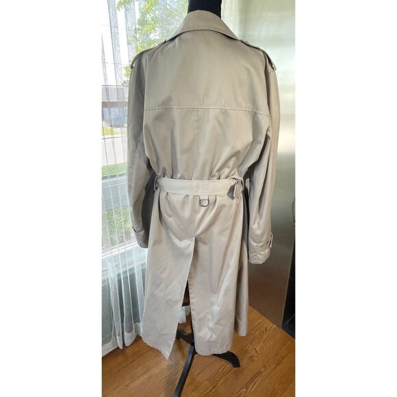 Vintage 1980s Pierre Cardin tan trench coat, gender neutral, (Medium) - Picture 5 of 9